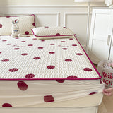 High Quality Thicken Latex Fitted Bed Sheet Set for Summer Cool Own Bed Mat Kit Soft Breathable Cooling Mattress Protector Cover