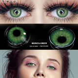 Natural Color Lens Eyes 2pcs Yearly Color Contact Lenses For Eyes Beauty Cosmetic Color Lens Eyes