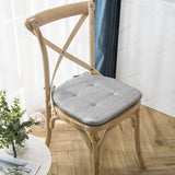 Fashion Anti-slip Linen Chair Cushion Household Sponge MultiColor Dining Room Chair Cushions for Pallets Outdoor Garden Cushions