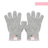 Grade 5 HPPE Anti-Cut Gloves Kitchen Gardening Anti-Cut Knitted Gloves Anti-Thorn Wear-Resistant Glass Building Cutting Gloves