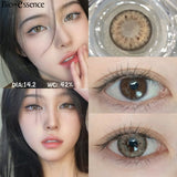 1 Pair Colorcon Korean Colored Contact Lenses for Eyes Big Eye Lenses Brown Lenses Black Eye Lenses Myopia Lenses