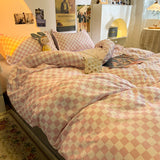 Bedding Set  2 Bedrooms Sheet Duvet Cover Linens Bedspread Euro Nordic 150 Beds for Girls King Size Luxury Pillowcase Cute Bed