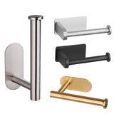Adhesive Punch-free Toilet Roll Paper Towel Holder Organizer Wall Mount Storage Kitchen Bathroom No Drill Tissue Dispenser