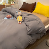 Bedding Set  2 Bedrooms Sheet Duvet Cover Linens Bedspread Euro Nordic 150 Beds for Girls King Size Luxury Pillowcase Cute Bed