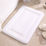 Cobblestone Embossed Absorbent Bath Mat Thicken Non-slip Mat Damp-proof Soft Foot Pad Shower Room Doormat  Memory Foam Pad