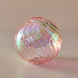 Iridescent Ball Vases Decoration Home Living Room Flower Pot for Interior Glass Vase Tabletop Plants Home Decor Home Vase