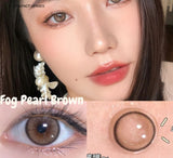 Color Contact Lenses with Diopters Color Lens Korea Big Eyes Natural Colored Eye Lenses Black Brown Fog Pearl