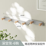 Japanese Style Door Rear Hook Clothes Coat Hat Towel Hanger Door Back Wall Mounted Hooks Kitchen Bathroom Organizer Holder Rack