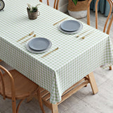 Rectangular Plastic Tablecloth Pvc Waterproof Antifouling Cover Outdoor Dining Table Cloth