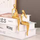 Nordic Living Room Decor Resin Abstract Statue Figurines for Indoor Decoration Home decorative figures office desk Accessories
