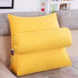 Hot Sale Comfort Soft Bed Rest Reading Pillow Big Wedge Adult Backrest Lounge Sofa Cushion Back Support For Sitting Bed Pillow