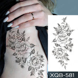 Waterproof Temporary Tattoo Sticker I Love You Flash Tattoos Lip Print Butterfly Flowers Body Art Arm Fake Sleeve Tatoo Women