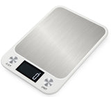 Kitchen Scale 15Kg/1g Weighing Food Coffee Balance Smart Electronic Digital Scales Stainless Steel Design for Cooking and Baking