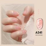 7.3ml Jelly Gel Nail Polish Transparent Nude Manicure Top Coat SemiPermanent Polish Soak Off UV LED Gel Art Nail Varnish