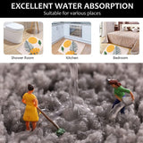 Bathroom Rugs Non-Slip Soft Microfiber Bath Mat Extra Soft Water Absorbent Machine Washable Shower Floor Rug