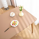 Rectangle Leather Tablecloth for Dinner Table Cloth Cover Stain Wrinkle Resistant Waterproof Oil-proof Desk Cover Desktop