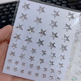 Face Tattoo Eyeshadow Stickers Nail Stickers 3D Pearl Face Jewels Diamond Decoration Self Adhesive Body Brow Makeup DIY Beauty