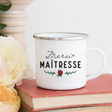 Print Mugs Creative Coffee Cups Drinks Water Milk Cup Enamel Mug School Home Handle Drinkware Gifts