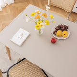 Rectangle Leather Tablecloth for Dinner Table Cloth Cover Stain Wrinkle Resistant Waterproof Oil-proof Desk Cover Desktop