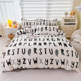 Quilt Cover Set With Bed Linens Single/Queen/King Size colcha de cama casal Solid Color Comforter Bedding Set For Double Bed
