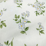 Soft Bedding Set Nordic  Washed Cotton Linen Duvet Cover  Plant Pattern Home Textile Queen King Cover Pillowcase Bed