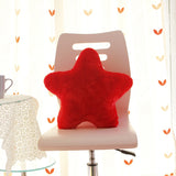 Star Pillow Plush Pillow Home Decoration Yellow Pink Red Sofa Ornaments Soft Bedroom Sleeping Pillow Cushion