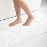 Memory Foam Bath Mat Anti-Slip Shower Carpet  Soft Foot Pad Decoration Floor Protector Absorbent Quick Dry Bathroom Rug