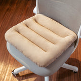 Soft Smooth Short Plush Thicken Chair Cushion Office Seat-Back Cushion Girls' Cute Seat Cushion Living Room Tatami Cushion