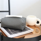 Nordic Leather Tissue Box for Home Office Car Creative Dining Table Napkin Handkerchief Dispenser Portable Toilet Paper Holder