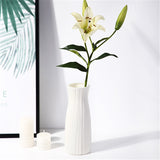 Home Nordic Plastic Vase Simple Small Fresh Flower Pot Storage Bottle for Flowers Living Room Modern Home Decoration Ornaments