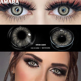 Natural Color Lens Eyes 2pcs Yearly Color Contact Lenses For Eyes Beauty Cosmetic Color Lens Eyes