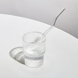 Glass Straws Reusable Straws Heat Resistant Glass Straw Drinking Milk Tea Long Stem Glass Staw Wholesale