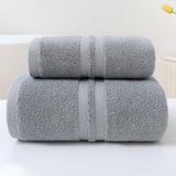 100% Cotton Bath Towels Absorbent Bathroom Home Towels Soft 2Pcs Towel Sets Kitchen Thicker Quick Dry Cloth For Cleaning