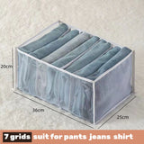 Organizer For Underwear Socks Bra Pants Scarf Tie Storage Box Jeans Clothing Organization Dividers For Drawers Clothes Organizer