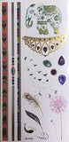 1PC Summer Style Men Women Body Art Gold Metallic Tattoo Sticker  Chain Bracelet Fake Jewelry Waterproof Temporary Tattoo