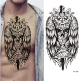 New Waterproof Temporary Tattoo Sticker Lion King Tiger Wolf Forest Mechanical Wild Boat Men Body Art Arm Fake Tatoo Women