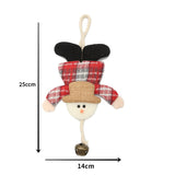 Cute Christmas Santa Snowman Deer Doll Decoration Gift Doll Christmas Tree Hanging Ornament New Year Xmas Home Decoration