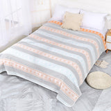 Luxury Multi-Purpose Soft 6 Layer Gauze Cotton Bedspread Sofa Bed Jacquard King Queen Single Double Bedroom Bedspread Coverlet