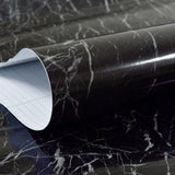 Marble Self Adhesive Vinyl Wallpaper Furniture Desktop Door Stickers Living Room Wall Paper Solid Color Contact Paper Home Decor