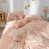 Bedding Set  2 Bedrooms Sheet Duvet Cover Linens Bedspread Euro Nordic 150 Beds for Girls King Size Luxury Pillowcase Cute Bed