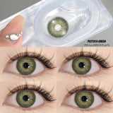 1 Pair Myopia PATTAYA Colored Contact Lenses for Eyes Brown Lens Blue Eye Lenses With Diopters Prescription Fashion Lenses