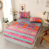 Cartoon Bed Sheet Polyester Mattress Bed Cover (No Pillowcase) Soft Comfortable Sheet Bedding Room Decor Bed Pad Home Protection