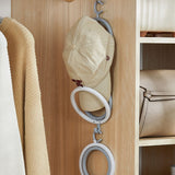 Baseball Cap Rack Hat Display Holder Door Closet Clothes Scarf Towel Round Storage Shelf Home Handbag Storage Hook Organizer