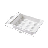 Kitchen Organizer Storage Food Container Vegetables Fruit Egg Holder Refrigerator Eggs Storage Boxes Fridge Drawer Organizations