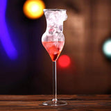 Creative Cocktail Glass Girl Body Shape Glass Cup Crystal Glass Wine Goblet Glass Champagne Borosilicate Beauty Goblet Cup