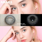 Natural Color Lens Eyes 2pcs Yearly Color Contact Lenses For Eyes Beauty Cosmetic Color Lens Eyes