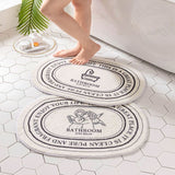 New Bath Mat Non Slip INS Style Doormat Absorbent Carpets Entrance Mats Balcony Porch Area Rugs Living Room Bathroom Mat