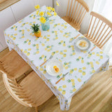 PVC Tablecloth Waterproof Heat Proof and Oil-Proof Coffee  Mat  Household Dinning Table Decoration Wedding Decoration Manteles