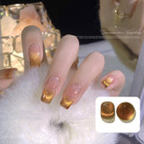 8ml Cat Eye Magnetic Gel Nail Polish Laser Magnet Soak Off UV LED Manicure Semi Permanent Nail for Art Gel Varnish Manicure