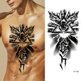 New Waterproof Temporary Tattoo Sticker Lion King Tiger Wolf Forest Mechanical Wild Boat Men Body Art Arm Fake Tatoo Women